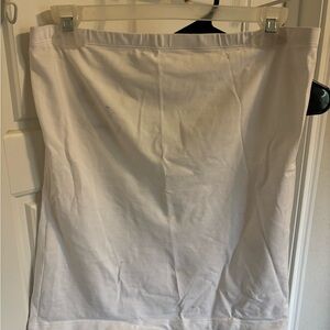 STAINED White Tube Top